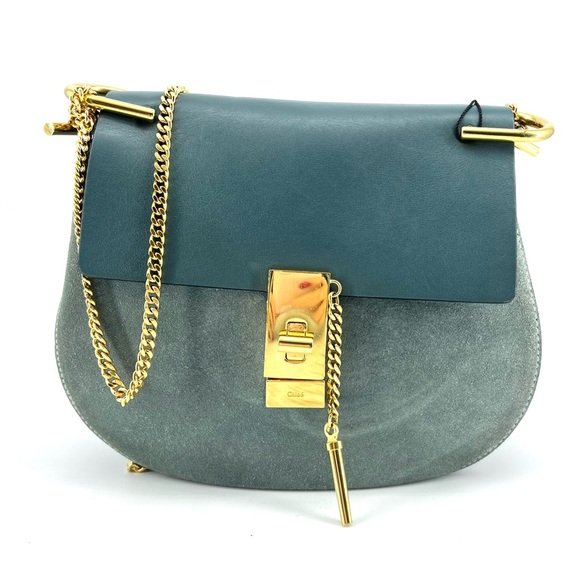 Sale!Chloé Suede & Calfskin Leather Drew - Picture 6 of 16